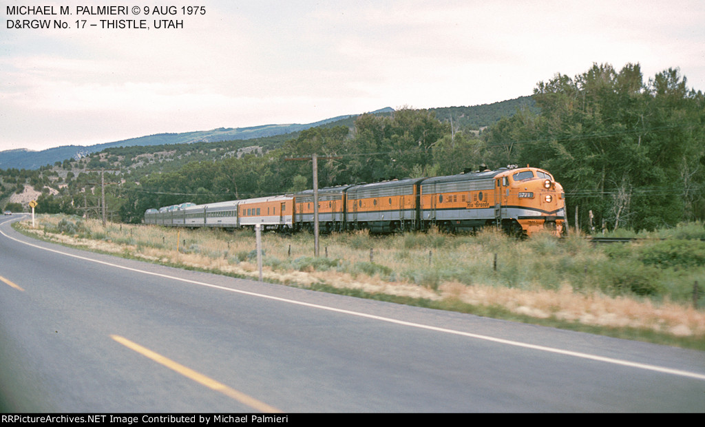 D&RGW Train No, 17